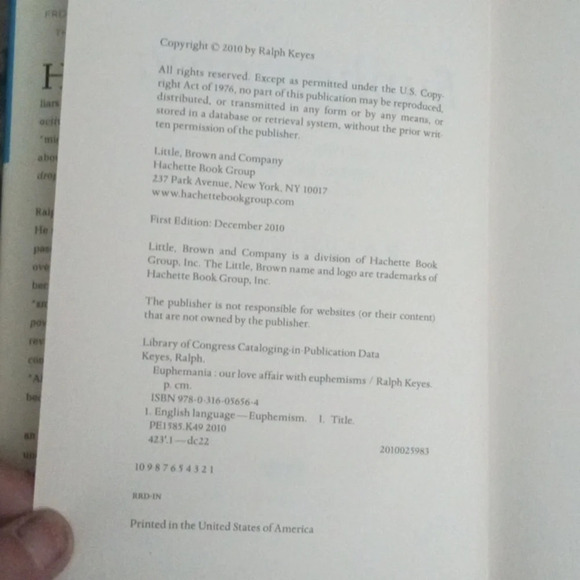 Euphemania: Our Love Affair with Euphemisms by Ralph Keyes - Picture 5 of 10